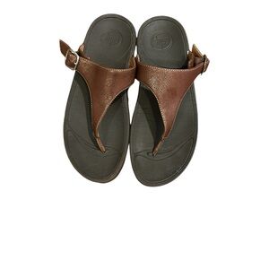 Woman’s fit flop, wedge sandal